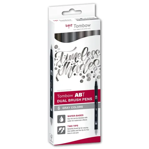 Markierstifte & Textmarker Grau von ‎Tombow