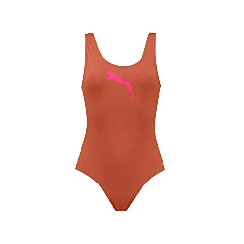 PUMA Damen One Piece Swimsuit, Chili Powder, S EU