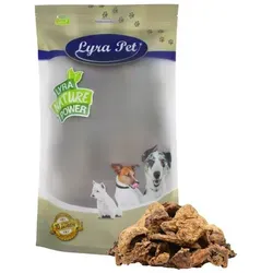 Lyra Pet® Lammlunge 1 kg - Hundefutter - Getrocknete Lammlunge, fettarm und besonders verträglich, ideal für ernährungssensible Hunde. Extra langer Kaugenuss ohne Zusatzstoffe, perfekt als Belohnung!