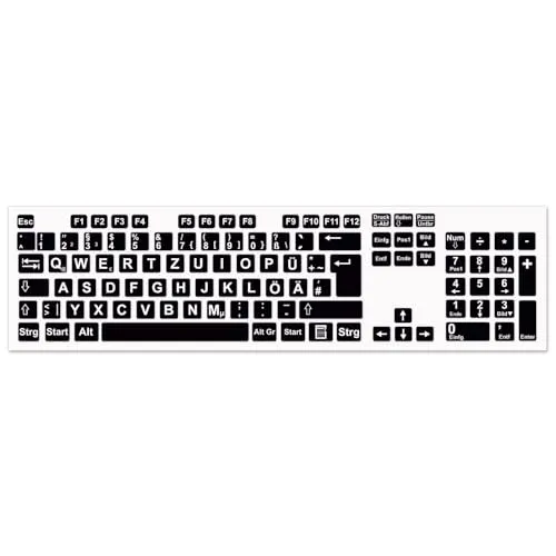 younikat Tastaturaufkleber Deutsch