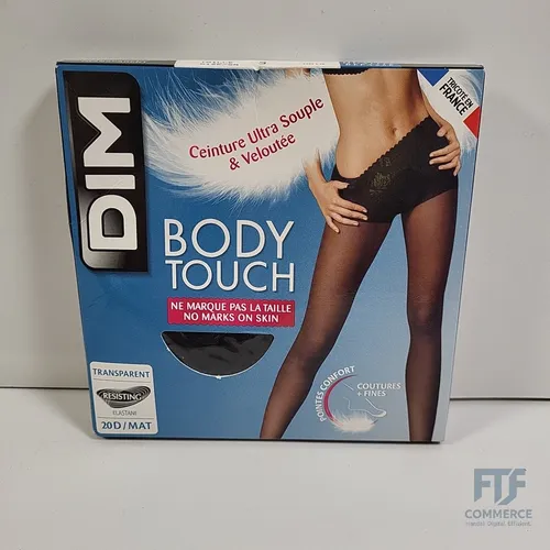 Dim Strumpfhosen Body Touch Voile Transparent Damen x1, Black, L 1789