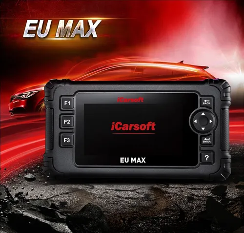 iCarsoft EU MAX für 22 Europäische Marken - Multifunktionales Diagnosetool für 22 europäische Automarken, bietet umfassende Fehlerdiagnose und schnelle Problemlösung.