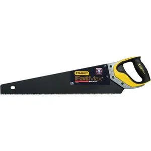 Stanley Fuchsschwanz FATMAX Appliflon 2-20-528, grob, 500mm - Sägen - Hochleistungs-Fuchsschwanz mit Appliflonbeschichtung für Rostschutz und schnelles Gleiten. Ideal für grobe Holzarbeiten dank aggressiver 2X Hardpoint-Verzahnung.