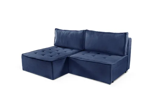 Bohoo Mini modernes Ecksofa mit Schlaffunktion in Blau