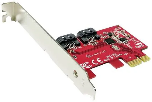ROLINE PCIe x1 SATA III 6Gbps AHCI 2Port Low Profile Host Adapter