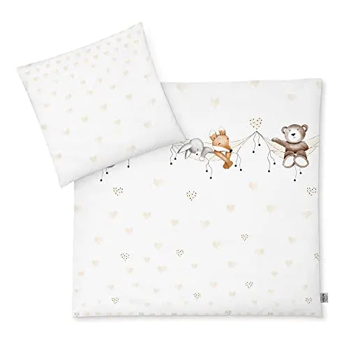 Julius Zöllner Babybettwäsche 100% Baumwolle in weiß von Julius Zöllner