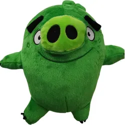Soma Angry Birds Kuscheltier Vogel Plüschfigur Plüsch Kuscheltier Puppe Stofftier Teddy als Geschenk für Kinder (Leonard Grün)