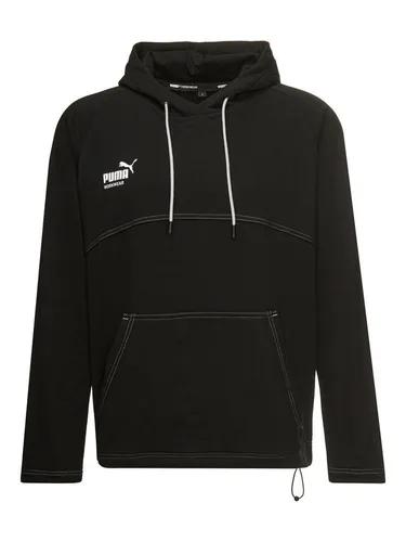 PUMA Workwear Hoodie ESSENTIALS mit Kapuze und regulierbarem Kordelzug