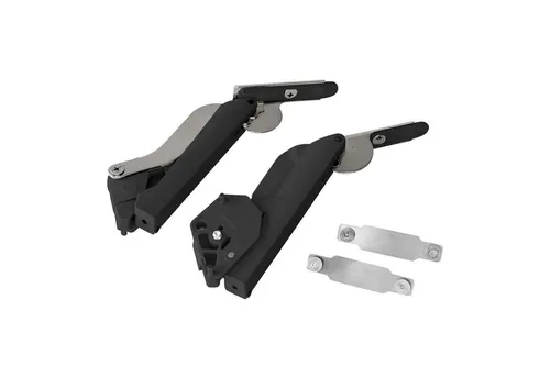 Kesseböhmer FREEspace Klappenbeschlag Typ B, anthrazit - Hochwertiger Klappenbeschlag für Klappenhöhen von 225 – 650 mm, einfache Montage und Justage dank innovativer Technik, ideal für langlebige Möbel.