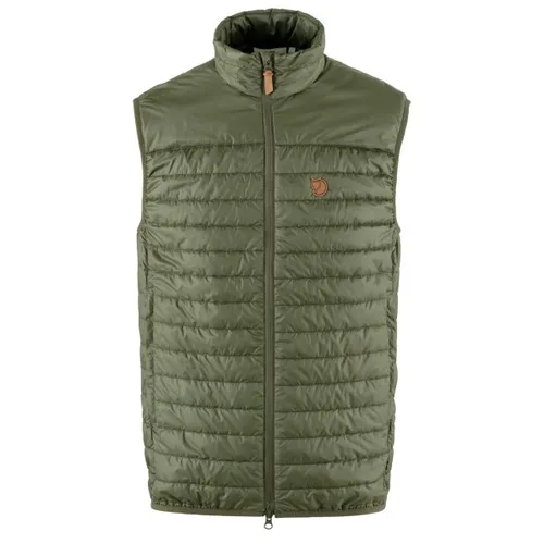 Fjällräven Herren Abisko Padded Weste - Laurel Green, XXL - Outdoor Westen für Herren, hochwertiges Material für optimalen Komfort und reflektierendes Design für Sicherheit bei Outdoor-Aktivitäten.