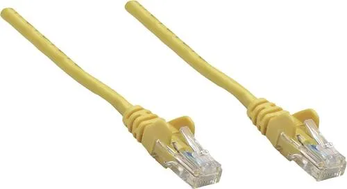 Intellinet 350471 RJ45 Netzwerkkabel, Patchkabel CAT 6a S/FTP 1.00m Gelb Einzelschirm, Gesamtschirm, Halogenfrei 1St.