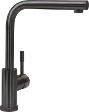 Moderne Küchenarmatur Hochdruck Anthracite mit Festauslauf - Armaturen mit 360° Schwenkbarkeit für maximale Flexibilität und Komfort beim Kochen und Spülen.