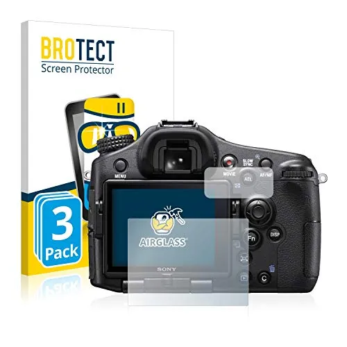 Produktbild BROTECT 3 Stück Schutzglas für Sony Alpha 77 II (SLT-A77 II) Schutzfolie Panzer Folie Glas Displayschutz Made in Germany [ 9H, Anti-Fingerprint]