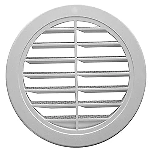 Upmann Lüftungsgitter rund, DN 125 weiß, 1 Stück, 66613