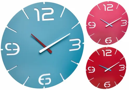 TFA Dostmann Wanduhr Design Wanduhr analog Contour TFA 60.3047 Quarzuhr 350 mm