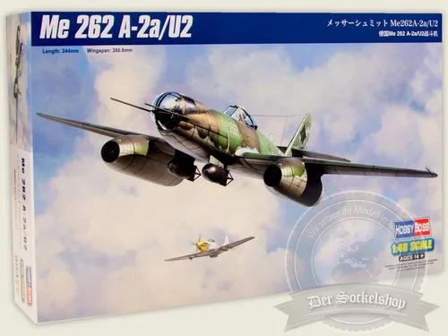 Messerschmitt Me 262 A-2a/U2 / 1:48 - Hobby Boss - 80377