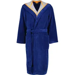 Cawö Home Bademantel Herren Kapuze Doubleface 831 navy - 13 S - Bademantel für Herren mit Doubleface-Design, extrasoft und pflegeleicht, ideal für entspannte Tage zu Hause.