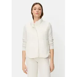 camel active Damen Teddyweste mit Stehkragen Milchweiß in weiß von camel active