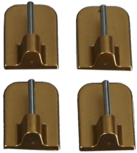 Liedeco Klebeträger, Vitragen-Bistrostangen, (Set, 4-tlg), für Vitragen-Bistrostangen