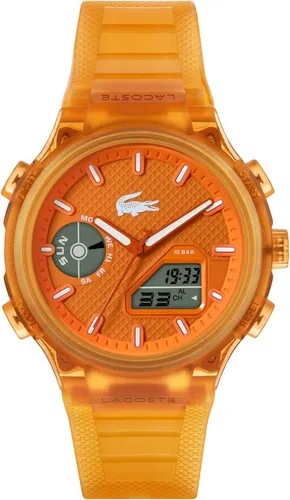 Lacoste Multifunktionsuhr Orange Kollektion für Herren von Lacoste