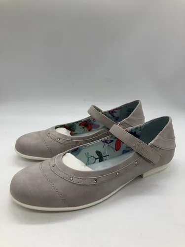 s.Oliver Damen 52801 Mary Jane Halbschuhe Ballerinas, Rosa (Dusty PINK), 39 EUR