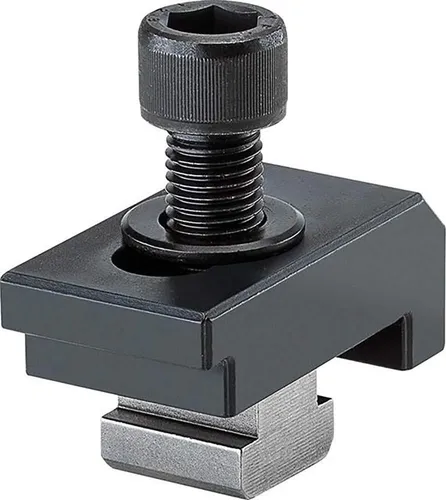 Röhm Spannpratze einfach für T-Nut M12 x 16 mm - 149123 - Maschinenschraubstöcke, präzise Spannkraft für sichere Werkstückfixierung und hohe Stabilität bei der Bearbeitung.