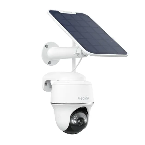 Reolink 5MP Kabellose Überwachungskamera Aussen Akku Solar, Farbnachtsicht