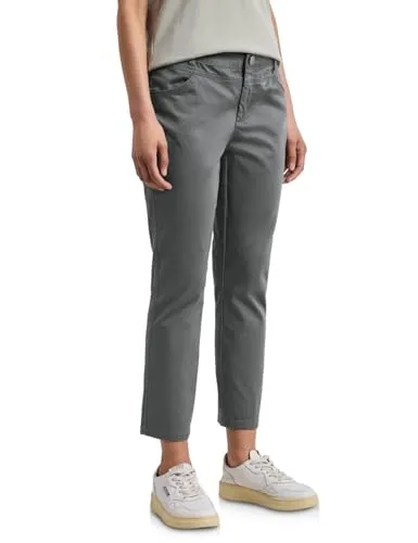 Street One 7/8 Slim Leg Hose Satin-Look Cilantro Green 40