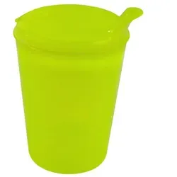 Medi-Inn Schnabelbecher Schnabeltasse Trinkbecher 250 ml gelb / Öffnung: 4x4 mm
