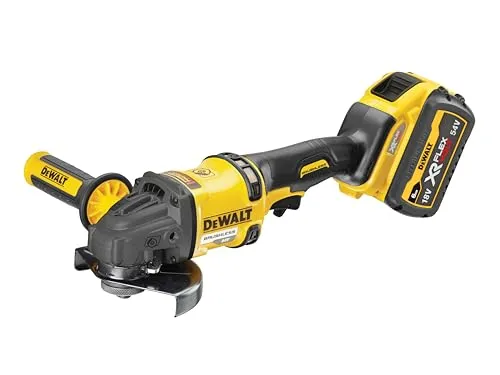 DeWalt DCG418T2 54 V 125 mm XR FlexVolt Hochleistungsschleifer – 2 x 6,0 Ah Tstak Gehäuse
