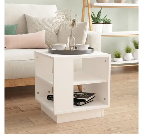 furnicato Couchtisch Moderner 40 x 40 x 43 cm Weiß