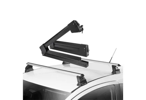Yelo Skiträger & VDP EVO ALU Dachträger für Ford Connect 2002-2012 - Praktisches Set: Ausziehbarer Skiträger für bis zu 6 Skier und 2 Dachträgerstangen aus stabilem Aluminium. Einfache Montage und vielseitig einsetzbar für perfekten Transport auf langen Fahrten.