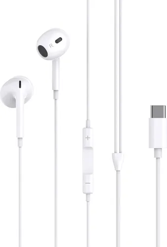 XO Kabelgebundene In-Ear-Kopfhörer 1,2m in Weiß mit USB-C Anschluss