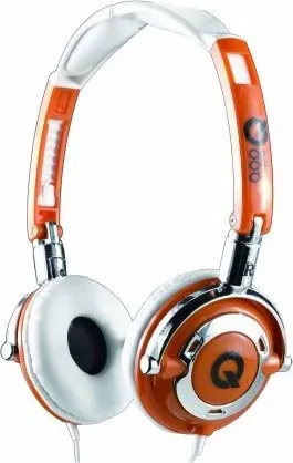 QOOpro Super Bass Headphone 17011G Oran in orange von Technaxx