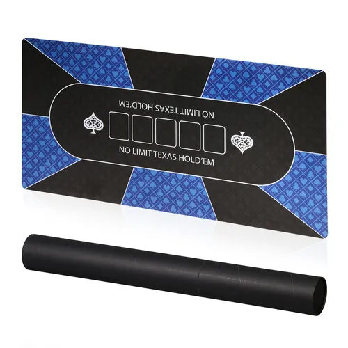 Pokermatte Pokertischauflage Poker Tischmatte Pokerteppich Pokerplatte 120x60 cm