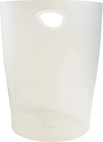 EXACOMPTA Papierkorb ECOBIN 15 Liter frostweiß in weiß von Exacompta