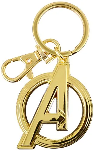 Monogram Avengers Schlüsselanhänger Goldenes Logo in gold von Monogram