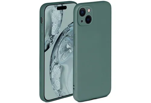 ONEFLOW Handyhülle für iPhone 15 Plus Hülle Silikon Soft Case Petrol Grün 6,7 Zoll, Silikonhülle Cover Dünn Handytasche TPU Schutzhülle mit Kameraschutz