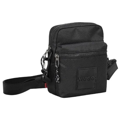 Hugo Jhin Mini Bag Umhängetasche 16 cm schwarz - Stylische Handtasche mit hochwertigem Design, perfekt für den Abend und das Wesentliche. Klein, aber geräumig!