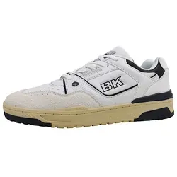 British Knights Herren VENDON Sneaker - Weiss Dunkelblau, Größe 45 EU - Herren-Sneaker mit atmungsaktivem Obermaterial aus Netzstoff und rutschfester Gummisohle, perfekt für den Alltag und sportliche Aktivitäten.