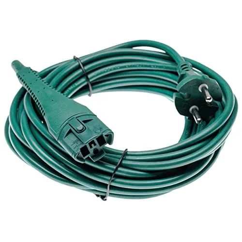 vhbw Stromkabel kompatibel mit Vorwerk Kobold 130, 130 SC, 131, 131 SC Staubsauger - 10m Kabel, Anschlusskabel