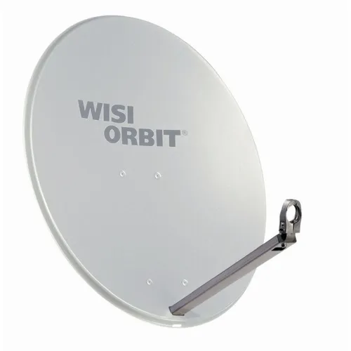 Wisi OA38G Satellitenantenne 80cm, lichtgrau - SAT-Antenne mit 37 dB Antennengewinn für optimale Signalempfangsleistung, ideal für Satellitenfernsehen.