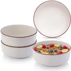 Sänger Bombay Ivory Steingut Schüssel Set 4 teilig in weiß von Sänger