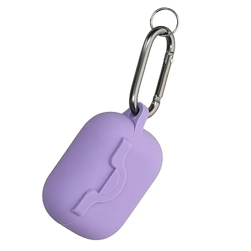 kwmobile Hülle kompatibel mit Apple Airpods Pro 2 / Pro 1 Hülle - Kopfhörer Case - Silikon Cover mit Verschluss - Schutzhülle in Lavendel