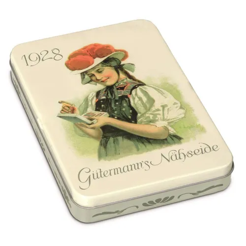 Gütermann Nostalgie-Box Allesnäher (8 Farben/ 100 m) Nähgarn für alle Stoffe