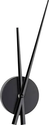 TFA Dostmann 60.3036.01 Quarz Wanduhr 50cm x 96mm x 310mm x 33mm Schwarz