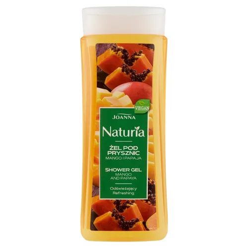 Naturia odświeżający żel pod prysznic Mango i Papaja 300ml Joanna 5901018001537