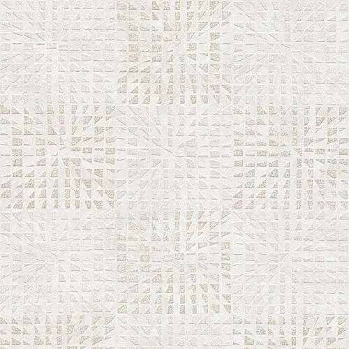 A.S. Création Geometrische 3D Tapete Weiß Beige Leicht Glänzende Vliestapete 383521 Modern 10,05x0,53m 383521