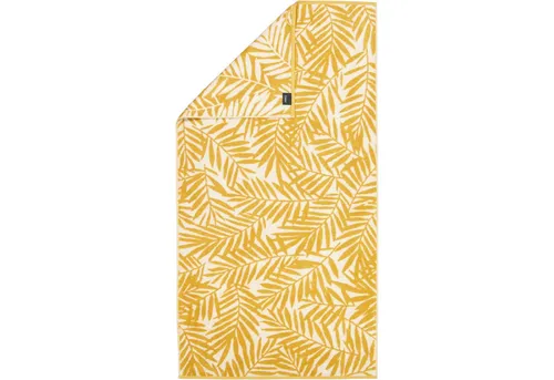Cawö Handtücher Maison Blätter 6267, 100% Baumwolle (1-St) in gelb von Cawö