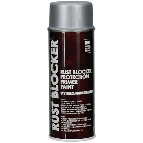 KOTARBAU® Sprühlack Rostschutz für Metall 400 ml Silber RAL 9006 Lack Spray Zinkspray Rostschutzfarbe für Gartenzaun Tore Metallfarbe Sprühfarbe Spraydosen Farbspray Sprühdose DIY